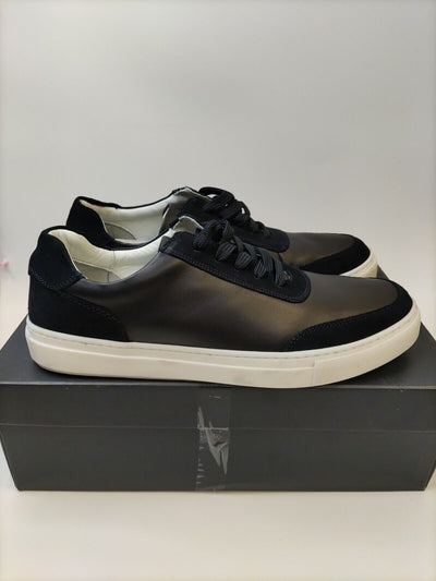 Crew Clothing Otto Leather Trainers. Navy. UK 9.5. ****VS3