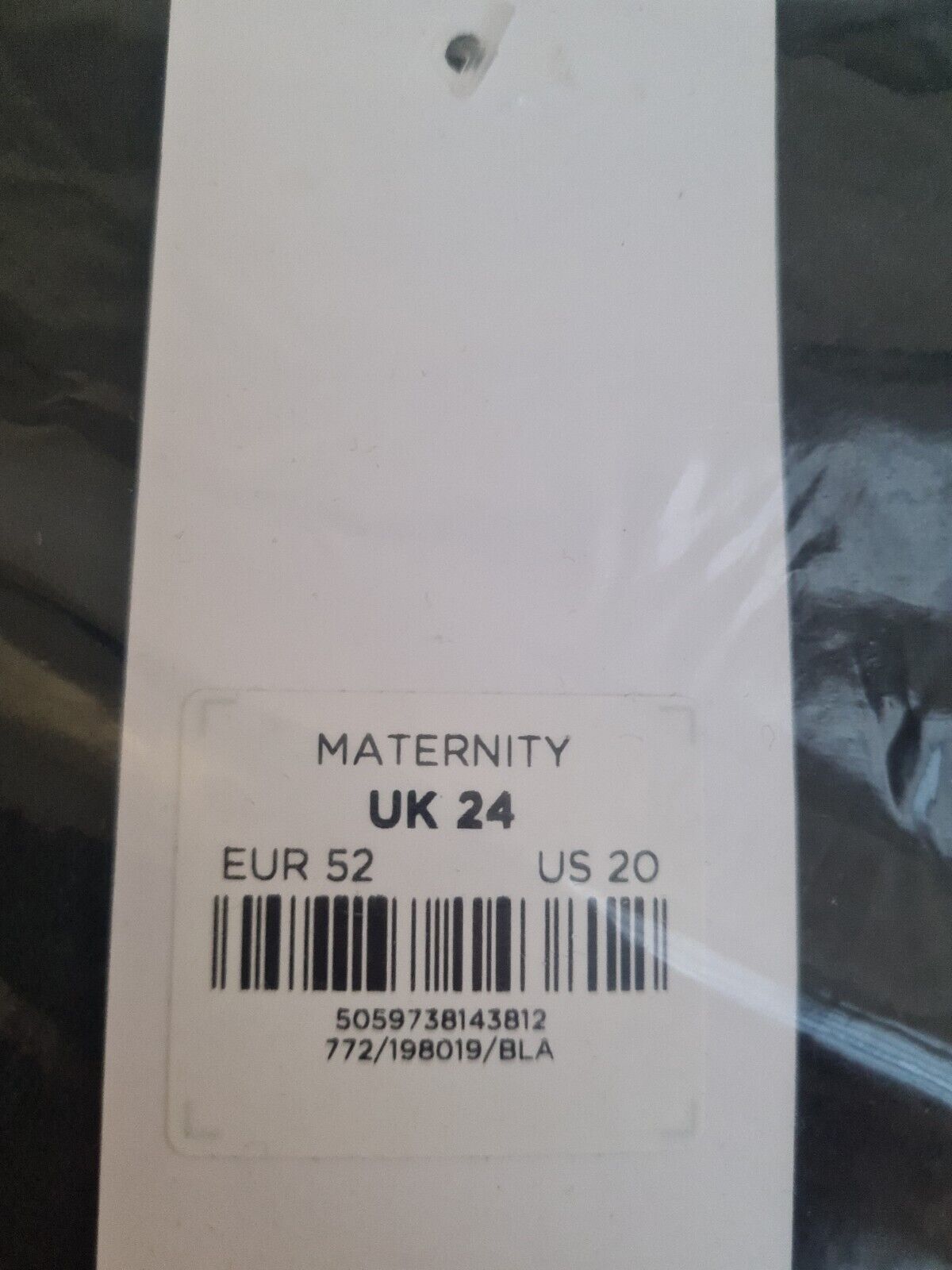 LTS Tall Maternity Black Stretch Jenny Jeggings Size 24 **** V180