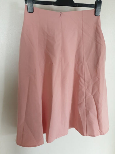 Awama Skirt Powder Pink Flared Knee-length Size M Ref K9