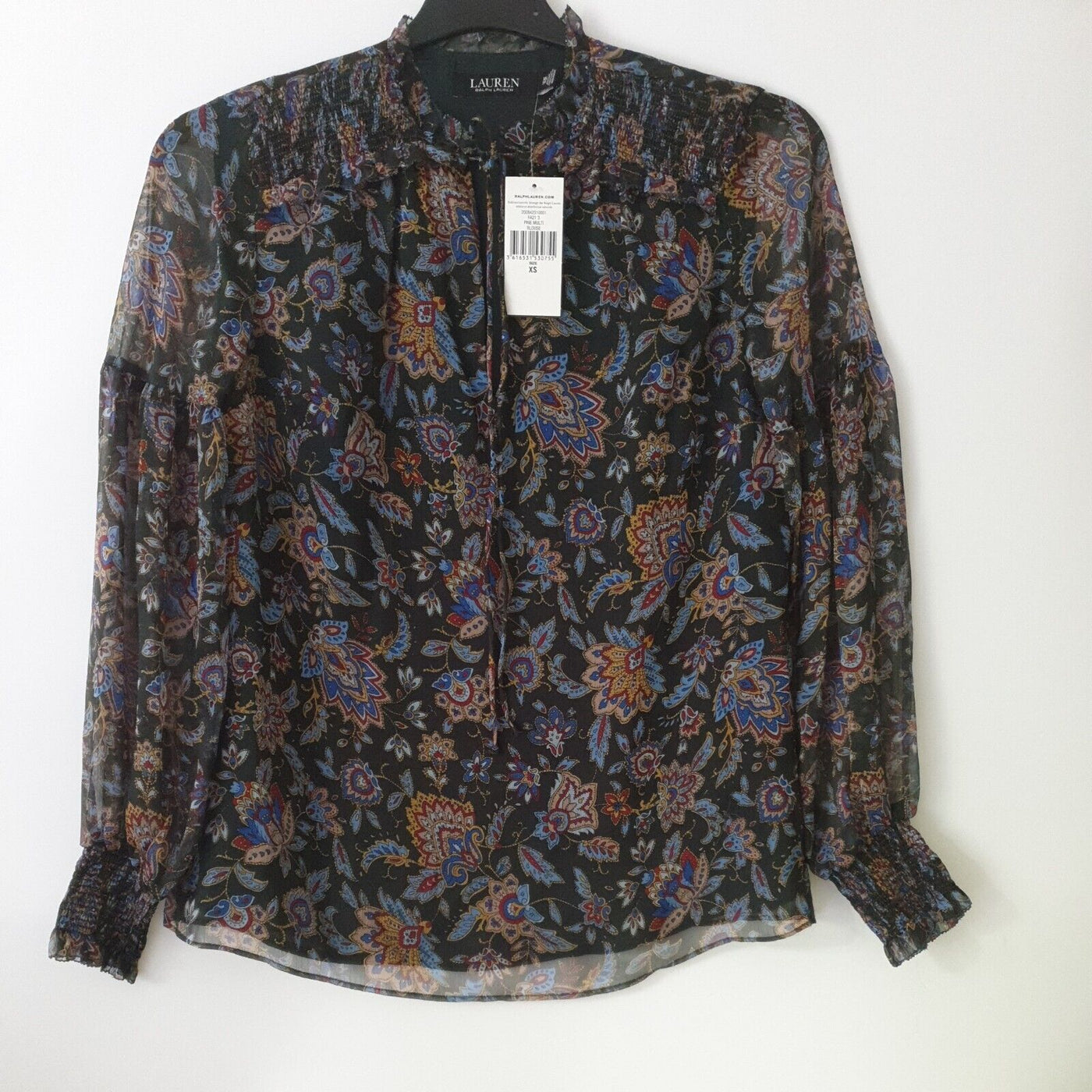 lauren ralph lauren Pine Multi Blouse Size XS****Ref V26