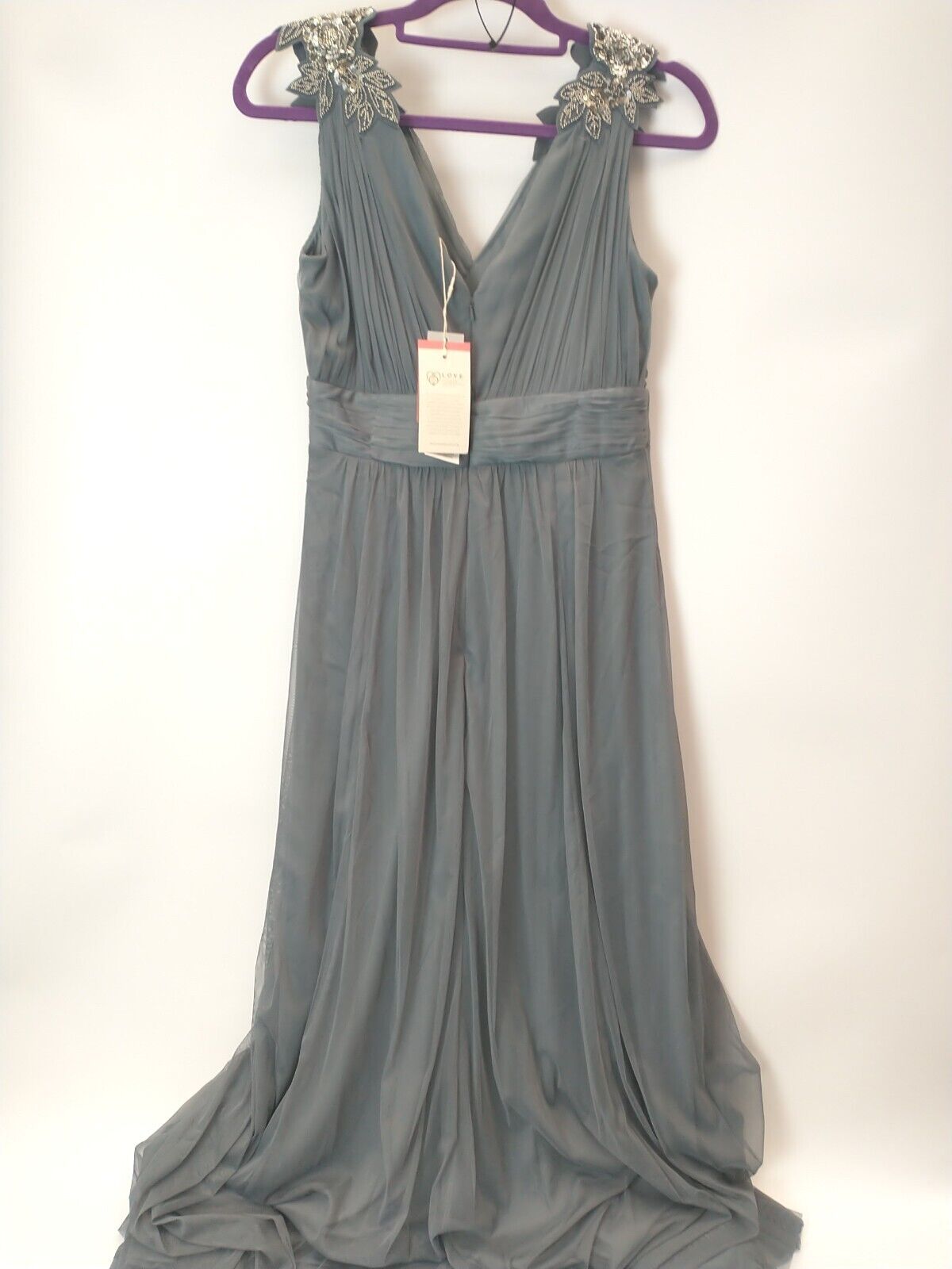 Monsoon Grey Dress. UK 12. **** Ref V27