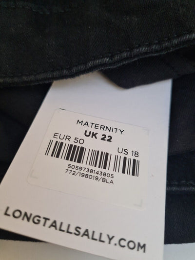 LTS Tall Maternity Black Stretch Jenny Jeggings Size 22 **** V180