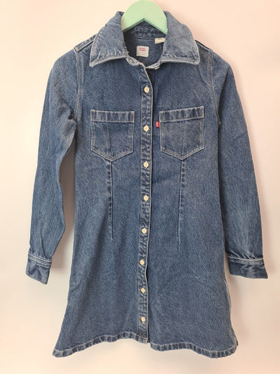 Levi's Sabine Mini Denim Dress Size UK Small **** V474