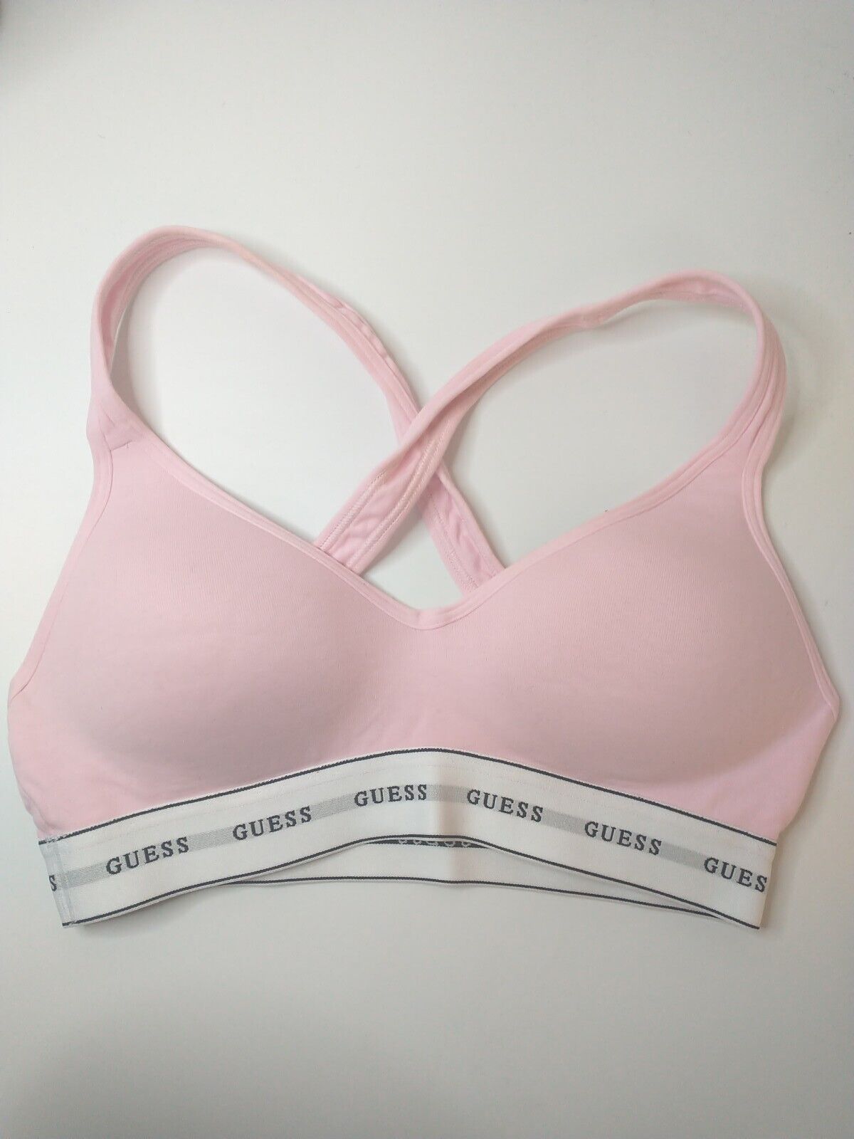 Guess Pink Padded Sports Bra. UK Small  ****Ref VA1