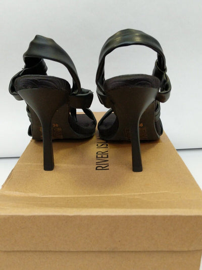 River Island Johanna Black Heels Size 3 **** VS1