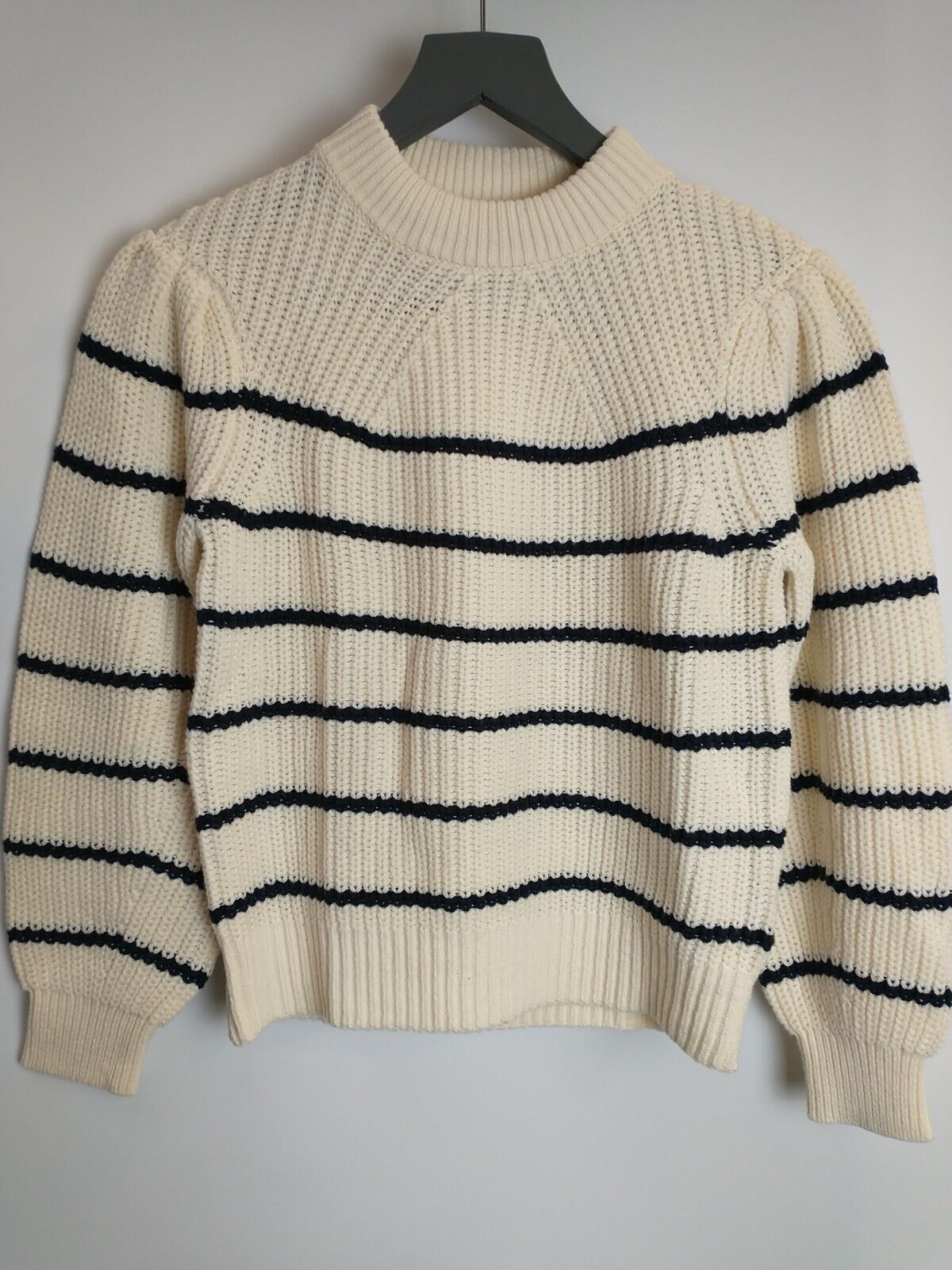 Scotch & Soda Kids Puff Sleeve Pullover Cream Jumper Size 10 Years **** V141