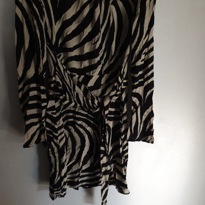 MNG Zebra Print Dress Size 12****Ref V277