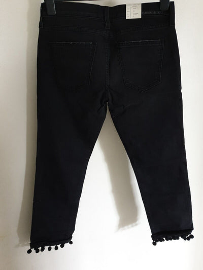 current elliott jeans Cropped Straight Black Size 27 Ref Hv11