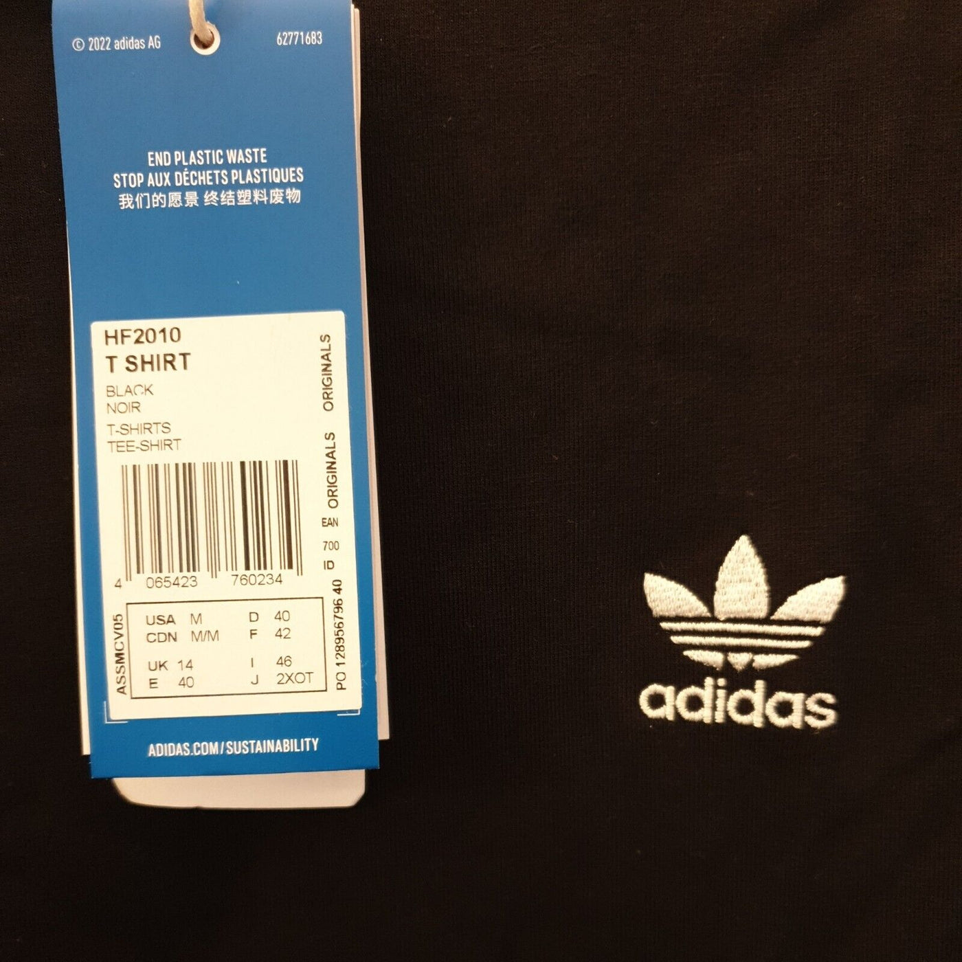 Adidas Black Cotton Crop Suspender Detail Uk14****Ref V240