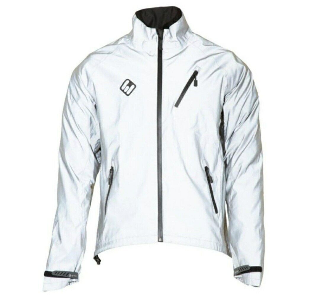 Arid Mens Rain Cycling Jacket Silver UkXL****Ref V368