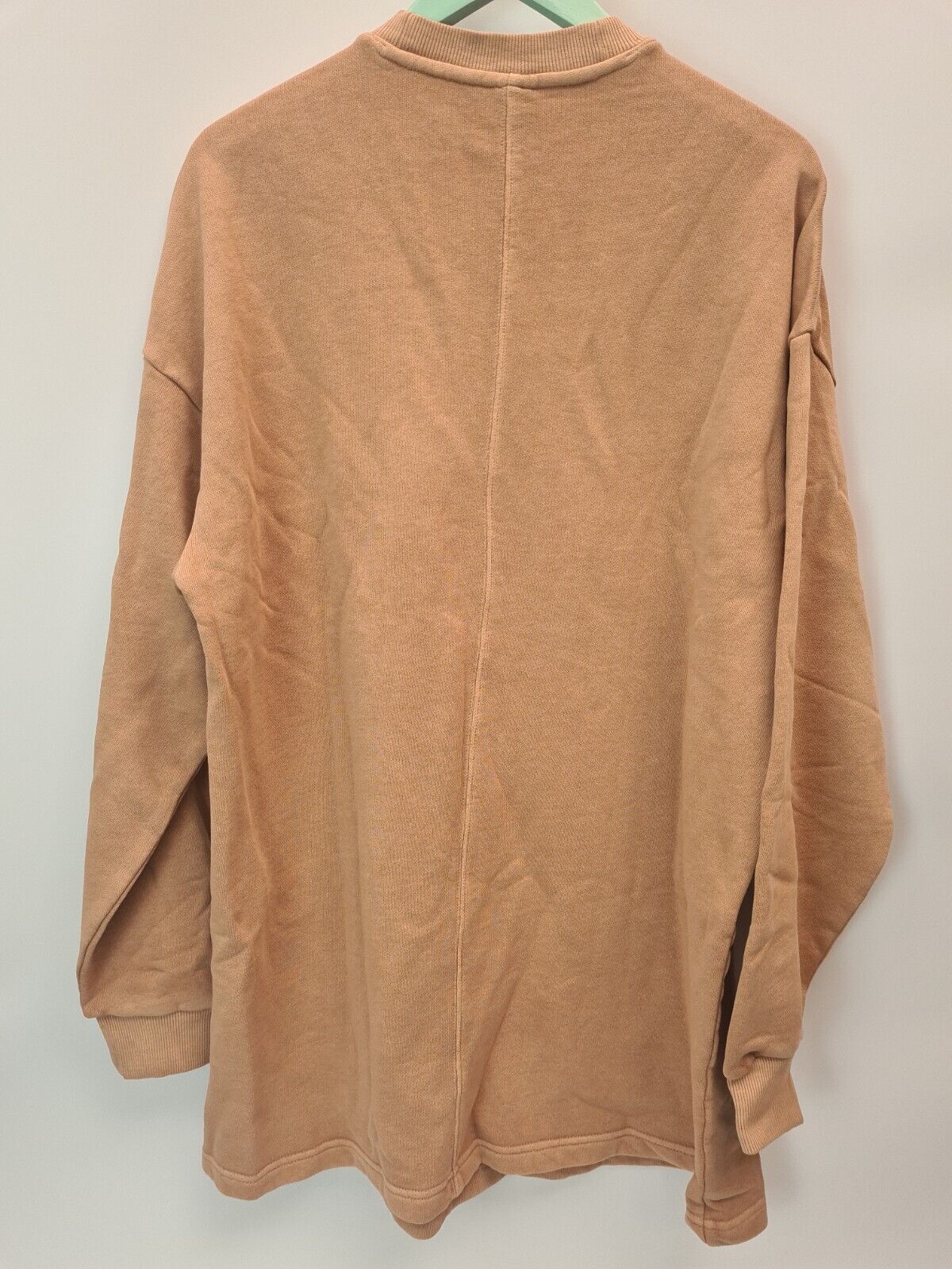 Reebok Beige Crewneck Sweatshirt Dress UK Small **** V27