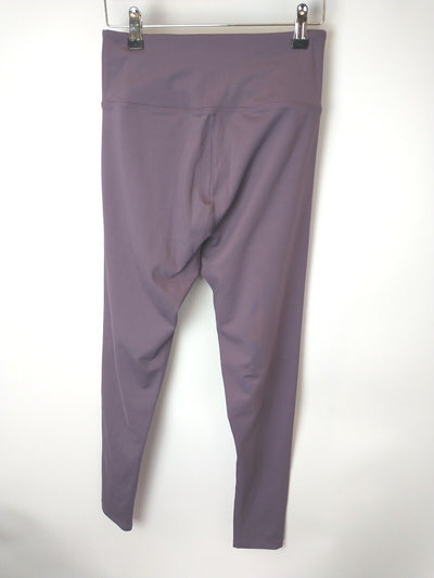 Women Purple Gym Leggings Size Large **** Ref V423