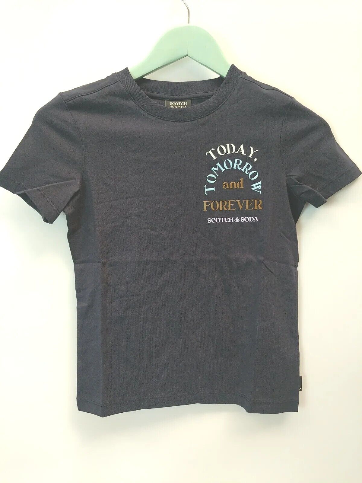 Scotch & Soda Navy Artwork T-Shirt. Kids Size 12 Years ****Ref V28