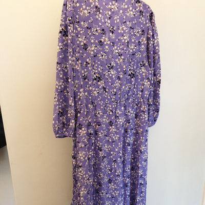 Pieces Purple Floral Dress Size 44****Ref V3