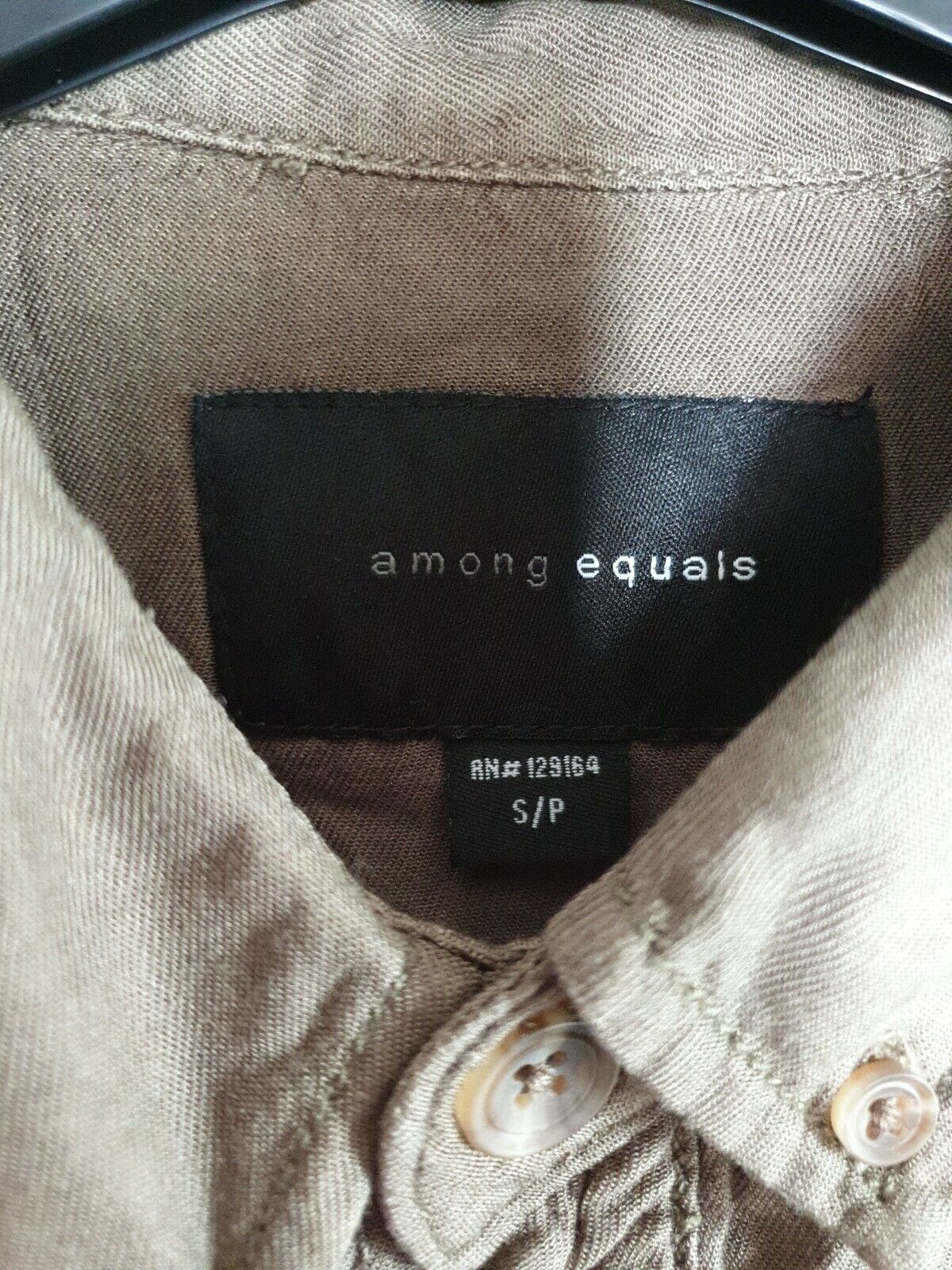 Among Equals Longline Urban Shirt S Khaki Ref A2