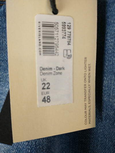 River Island Women's Jeans. UK 22 **** Ref V30