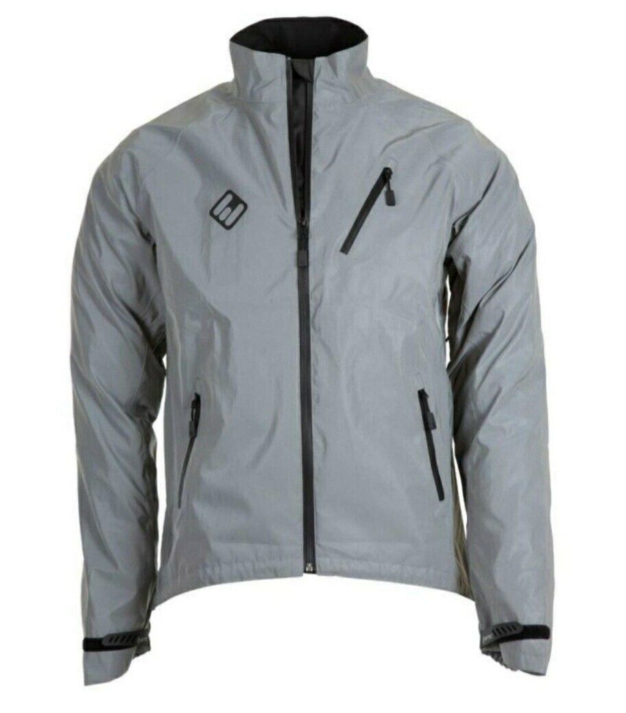 Arid Mens Rain Cycling Jacket Silver UkXL****Ref V368