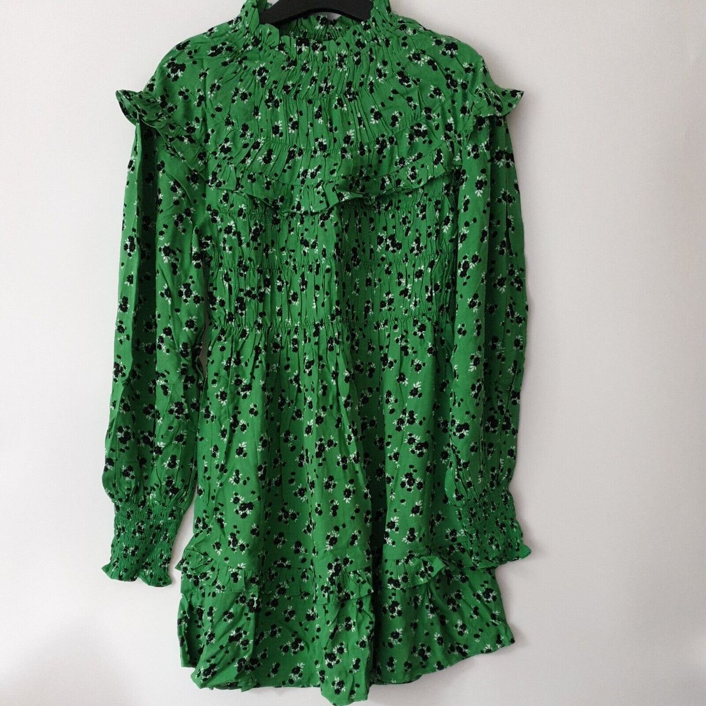 River Island Green Garden Party Dress Uk10****Ref V73