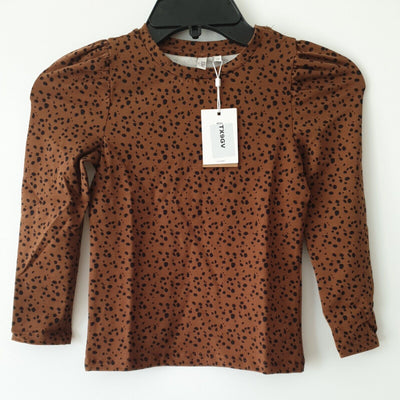 Little Pieces Brown Girls Long Sleeve Top Size 6yrs****Ref V187