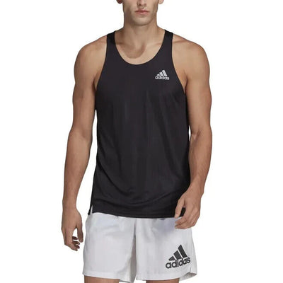 Adidas Mens Own The Run Singlet in Black Size 2XL ** V524