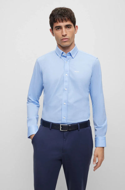 Hugo Boss Regular Fit Shirt - Blue. UK 40