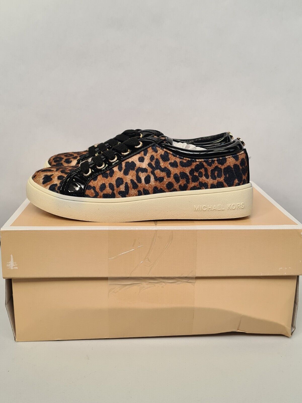 Michael Kors Jem Miracle Animal Print Trainers. Kids Size 11 **** VS2