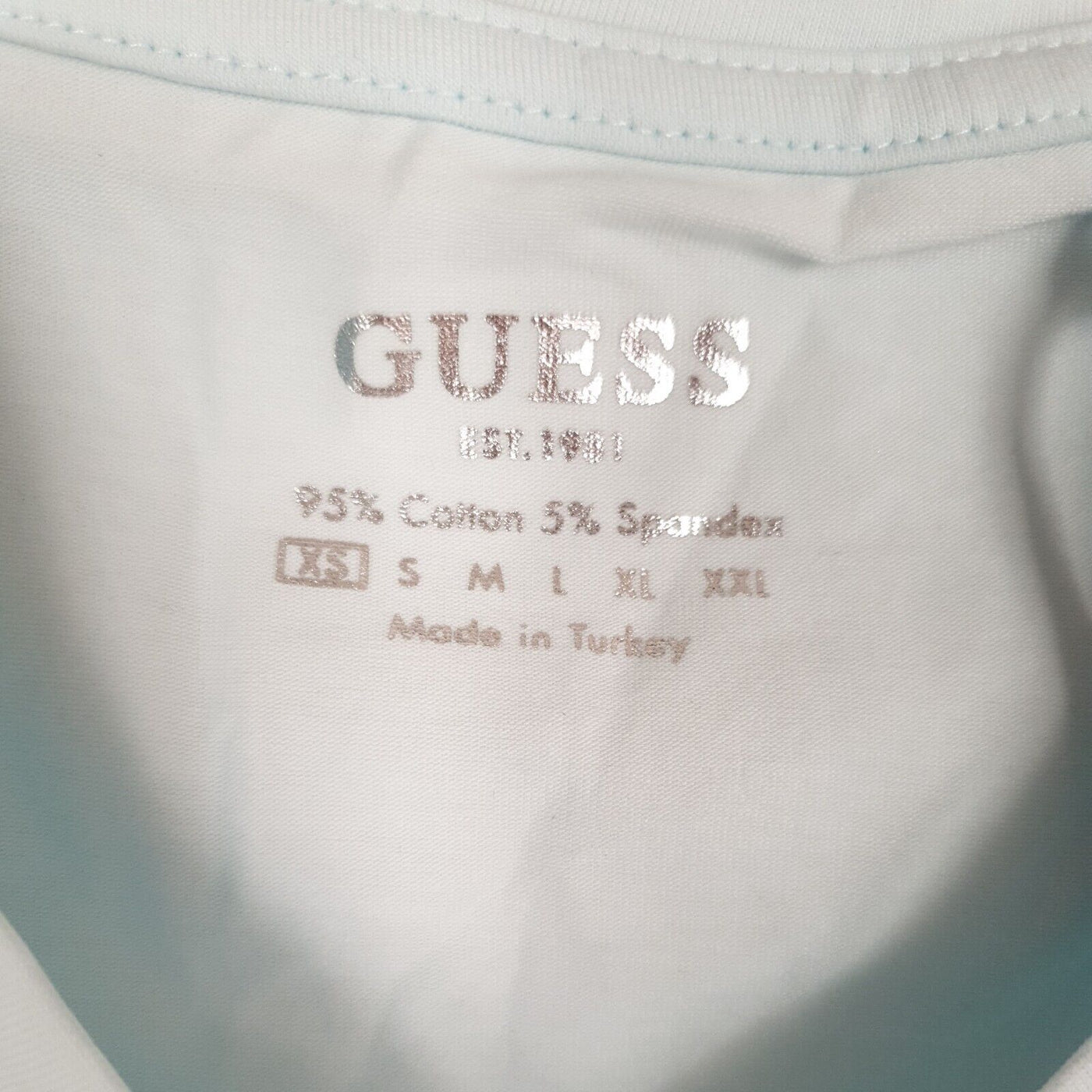 Guess Sequin Blue Tshirt Uk XS****Ref V280