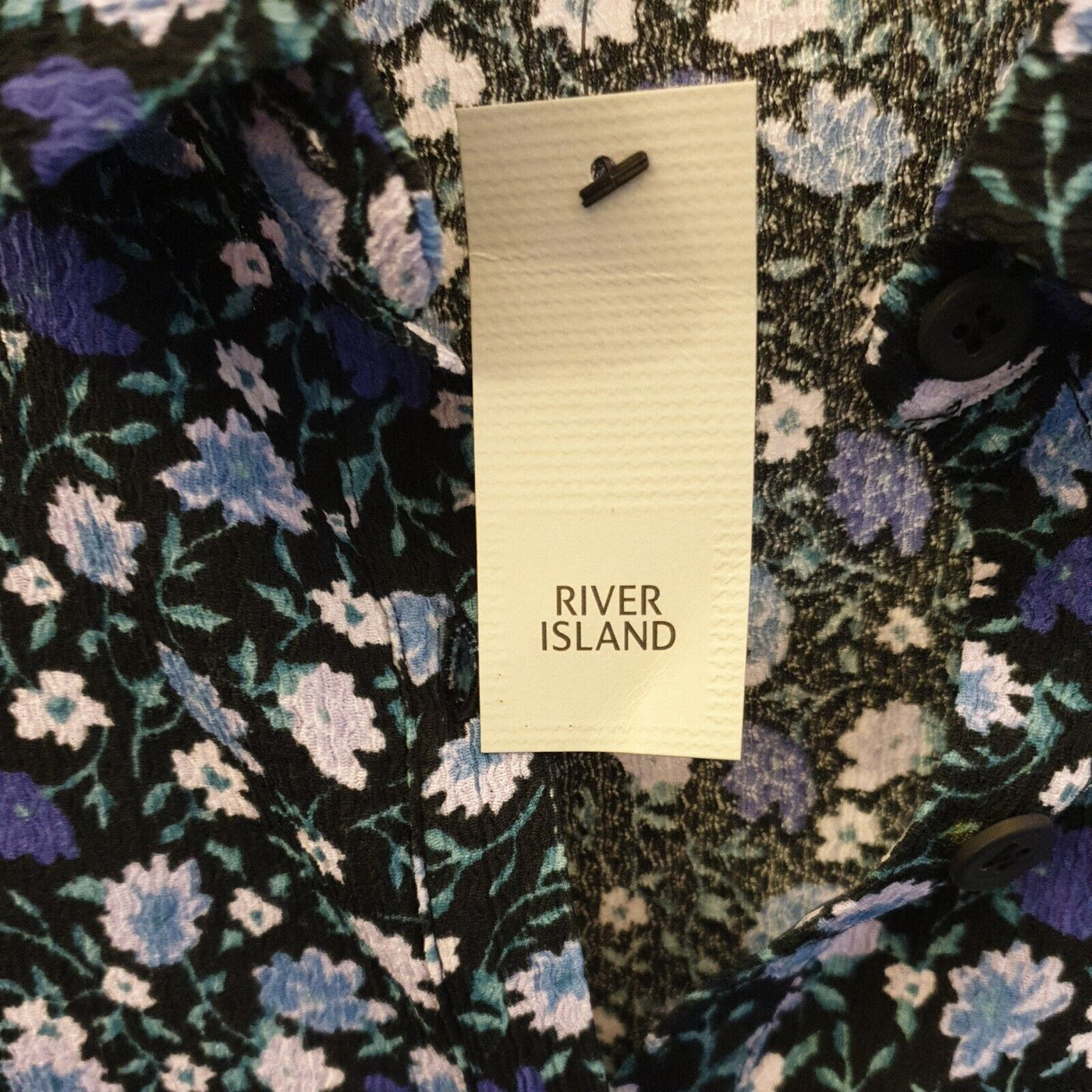 River Island Floral Dress Size 12 long-sleeve****Ref V213