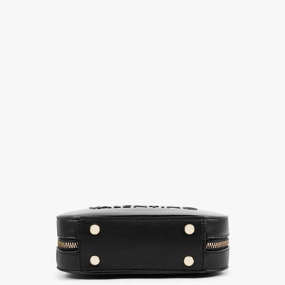 Valentino Sabel Haversack Black Patent Cross-Body Bag