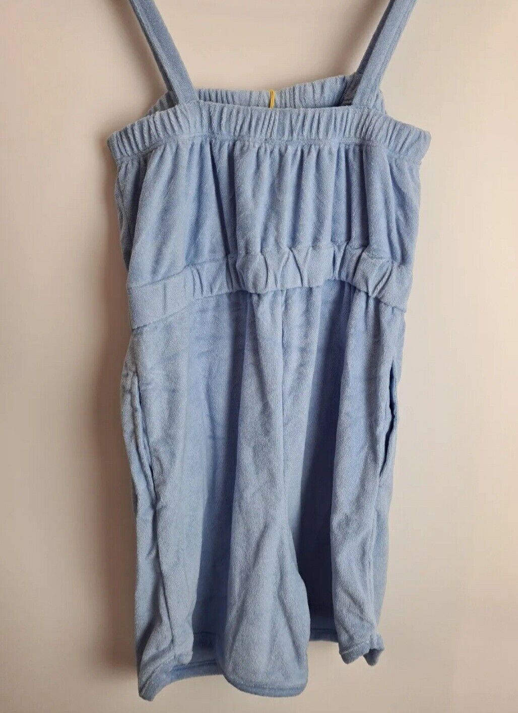 River Island Girls Towelling Playsuit- Blue. Uk 9/10yrs