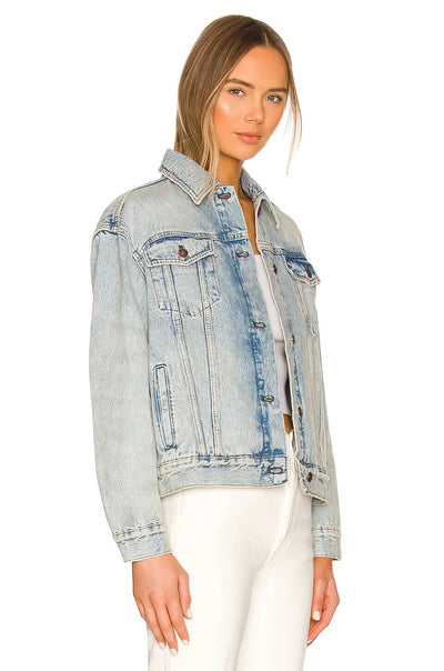 We The Free Jolene Trucker Denim Jacket. UK XS. ****V189