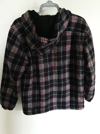 Lowes Basic Check Hooded Jacket Size S Ref Y3