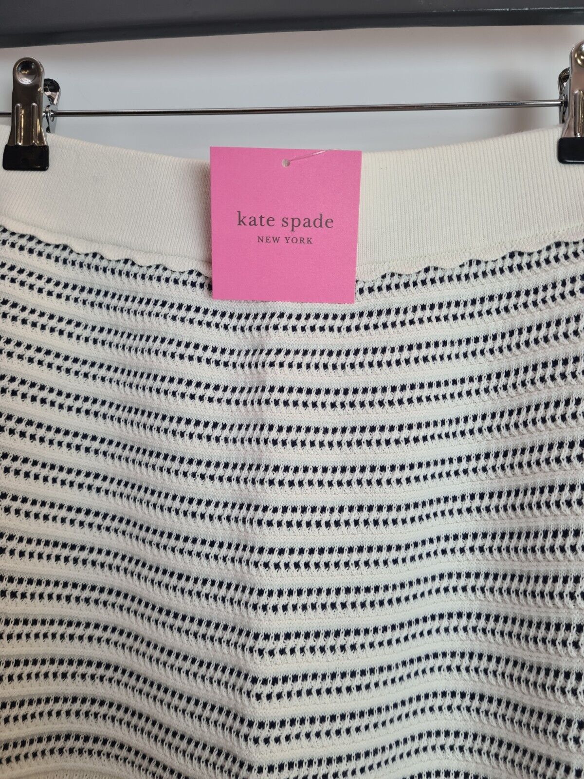 Kate Spade Striped Knit Skirt Size Medium **** V80