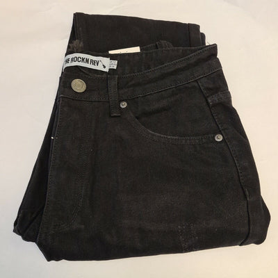 R & R The Rock N Rev Ladies Jeans Black Size 12 BNWT Ref E4