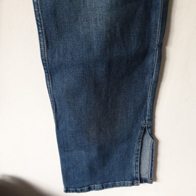 Blue Denim Jeans Straight Dark Wash UK 12 ****Ref V349