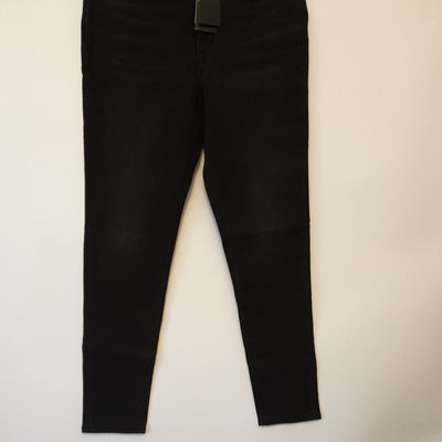 Lauren Ralph Lauren High -Rise Skinny Ankle Super Stretch Jeans. Black. V102