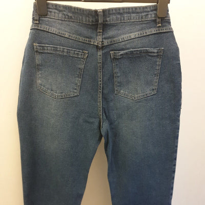 missguided 12 Blue Jeans Straight Leg Womens****Ref V42