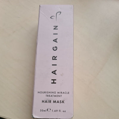 Hairgain Hair Mask 30ml New Damaged Box Ref Y55