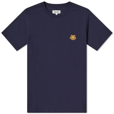 Kenzo Tiger Crest Navy Blue T-Shirt. Size 2XL.