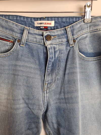 Tommy Jeans Ryan Regular Straight Blue Jeans Size W3O L32 **** V251