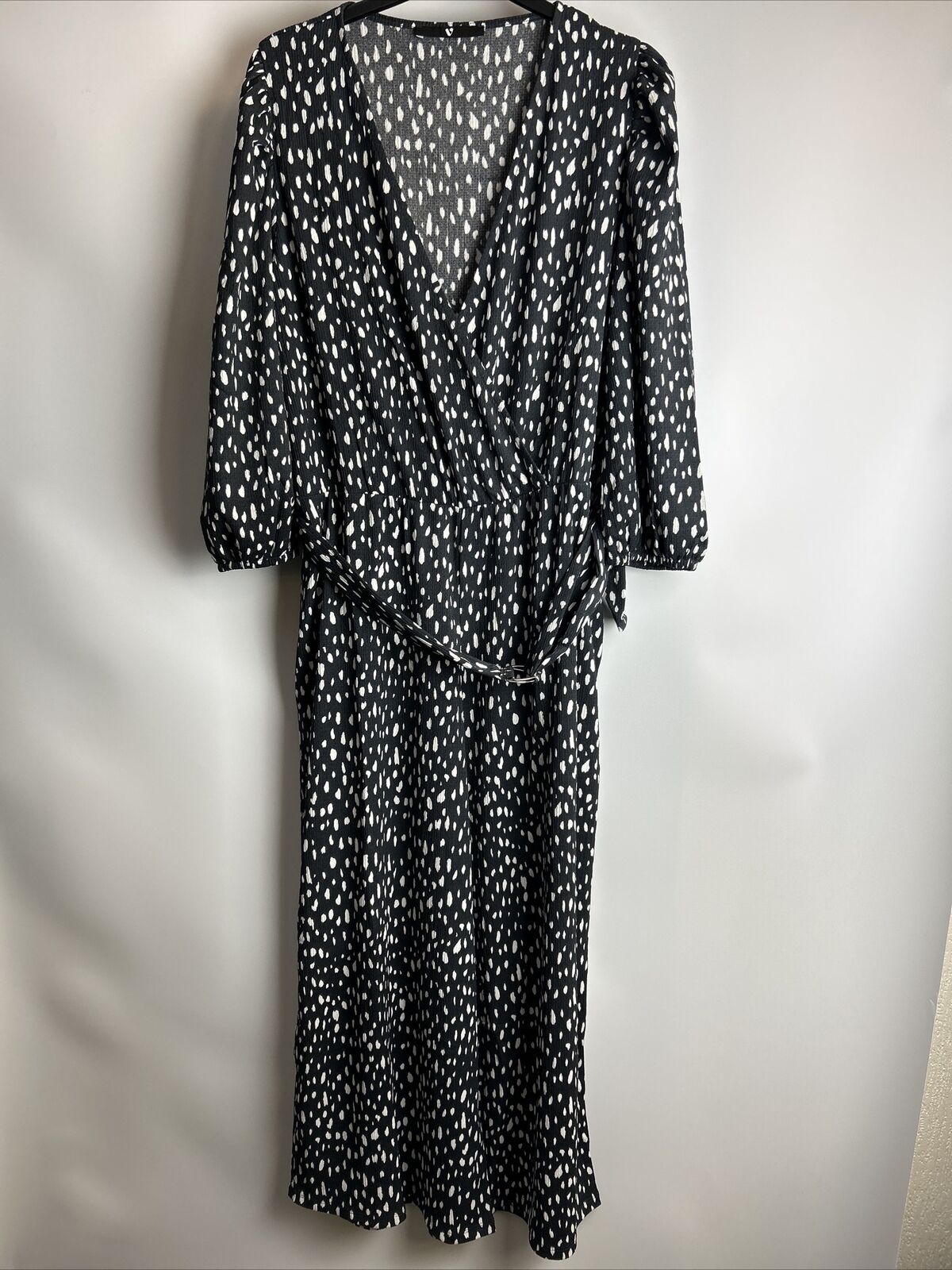 Womens Spotted Jumpsuit - Black. UK 14 **** Ref V336