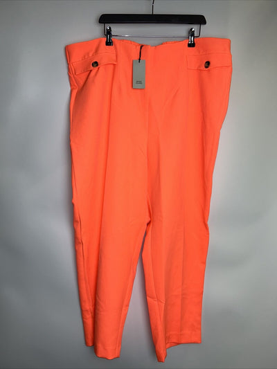 River Island Coral Cigarette Trousers. UK 28 **** Ref V253