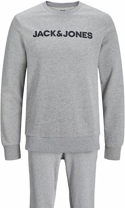 Jack & Jones Men's Grey Jaclounge Set Noos Pajama Size Large  **** SW30