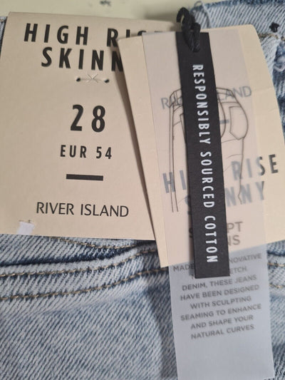 River Island High Rise Skinny Jeans UK 28****Ref V309