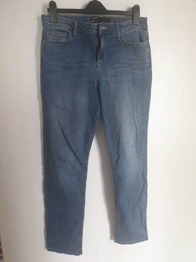 Denim Jeans Isabelle High Rise Slim Leg Mid Wash Uk14****Ref V431