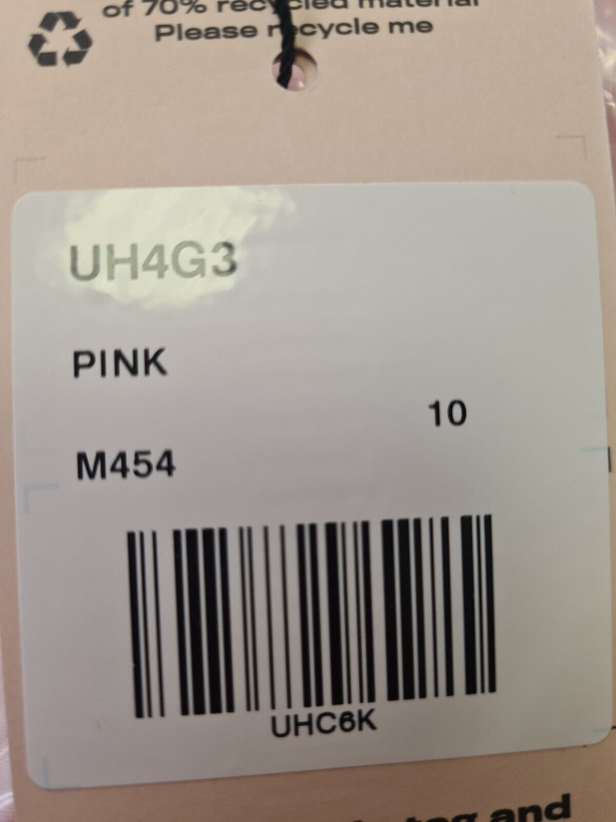 Missguided Frill Smock Pink Dress. UK Size 10 ****Ref V35
