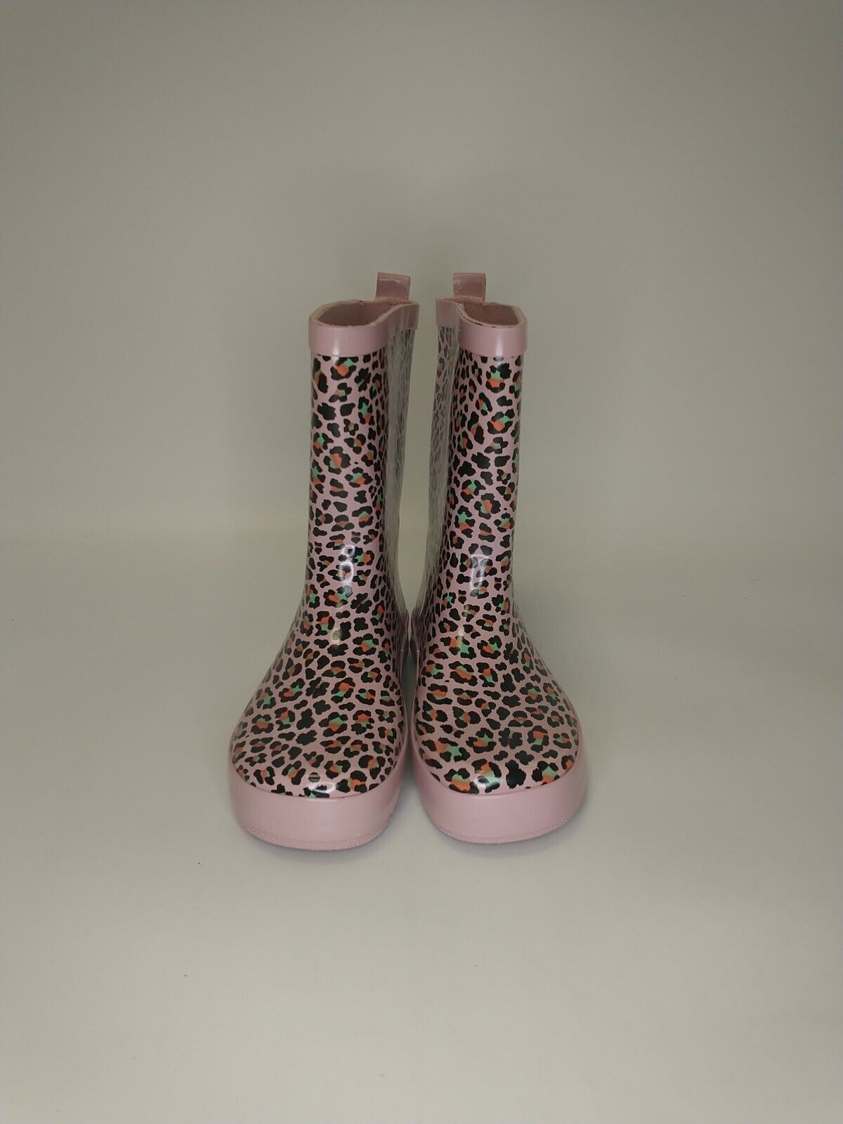 Hype Girls Animal Print Pink Wellies UK 13/1