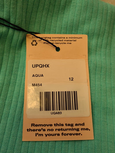 Missguided Oversized Mini Shirt Aqua. UK 12 **** Ref V147