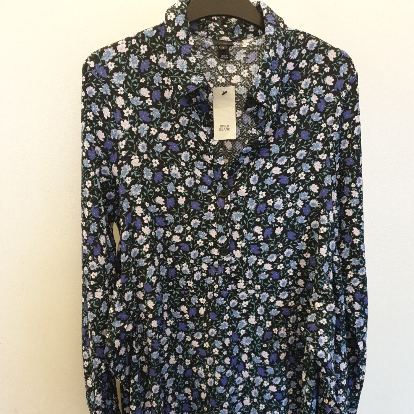 River Island Floral Dress Size 10 long-sleeve****Ref V264