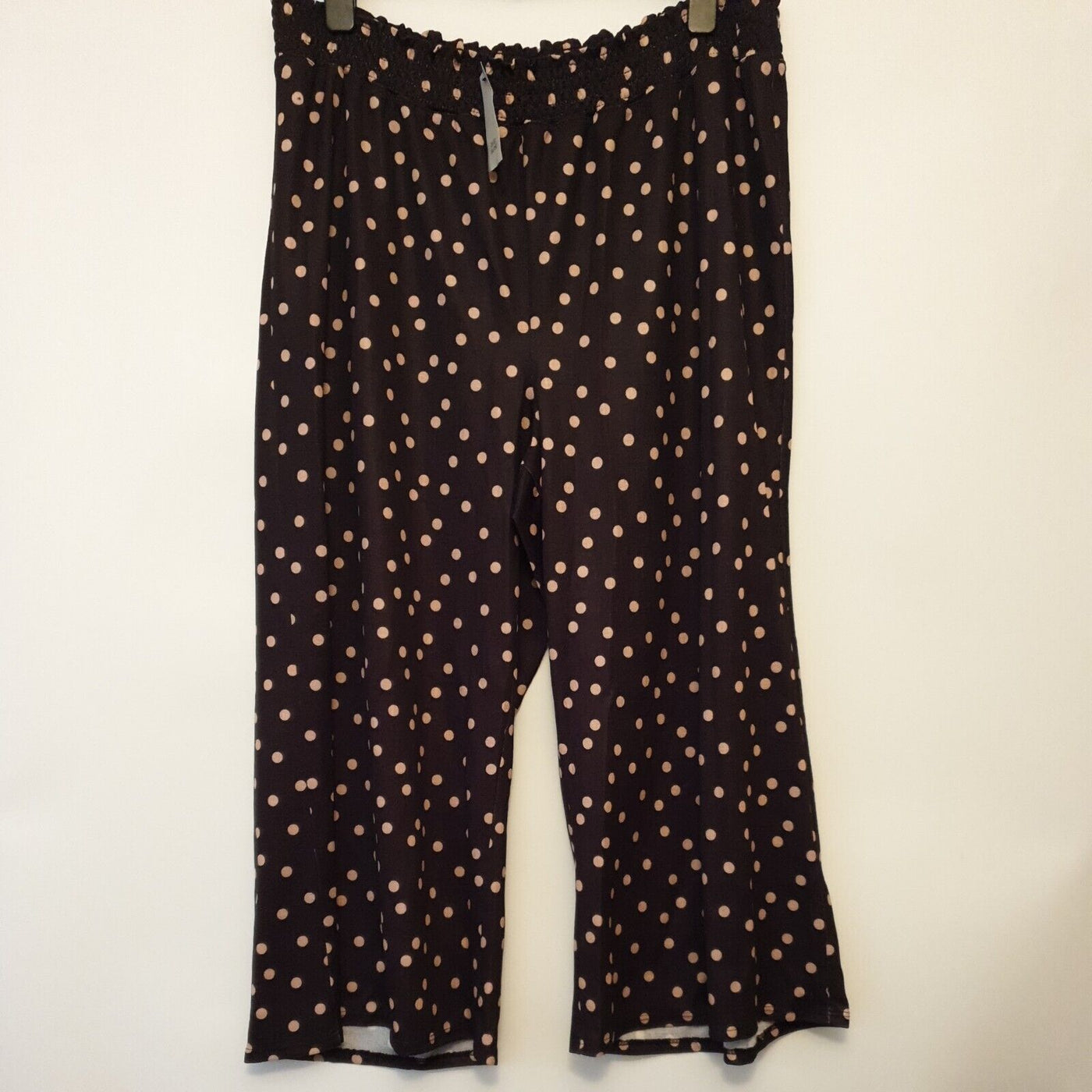 River Island Plus Black Polka-dot Trousers Size 20****Ref V234